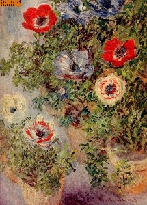 Anemonen nach Monet